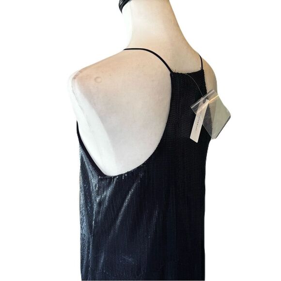 NWT Corey Lynn Calter Navy Sequin Dress | S - Picture 4 of 8
